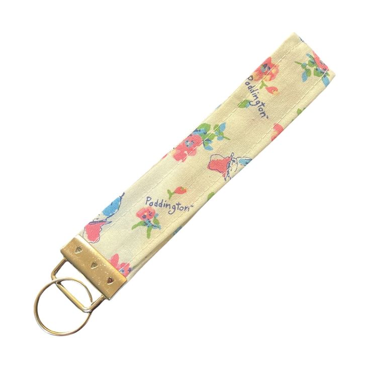 Paddington Fabric Keychain Wristlet